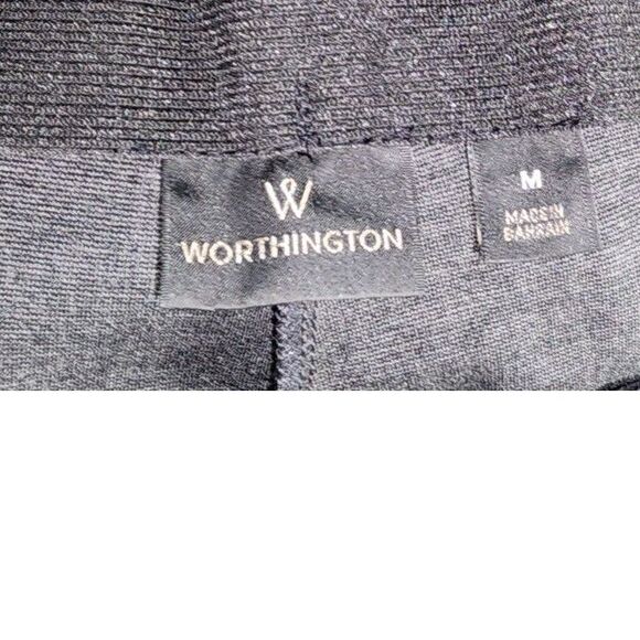 Worthington Women's Dark Grey Stretch Dress Pants Size M - Picture 5 of 5